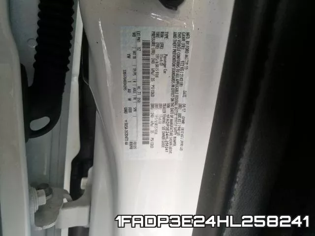 1FADP3E24HL258241 фото 2