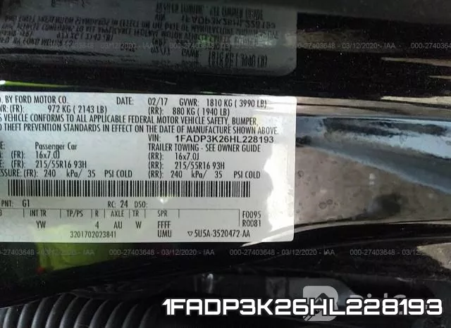 1FADP3K26HL228193 фото 10