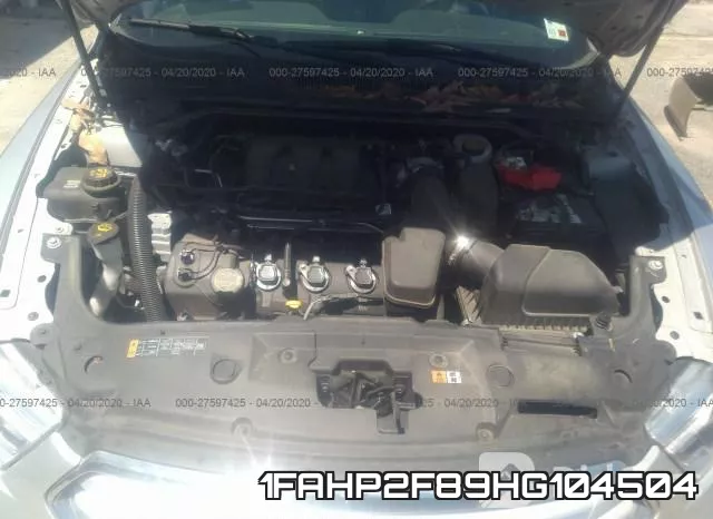 1FAHP2F89HG104504 фото 2