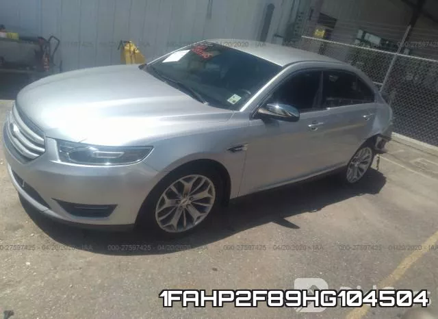 1FAHP2F89HG104504 фото 3