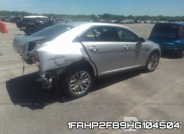 1FAHP2F89HG104504 фото 5