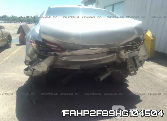 1FAHP2F89HG104504 фото 7