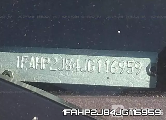 1FAHP2J84JG116959 фото 10