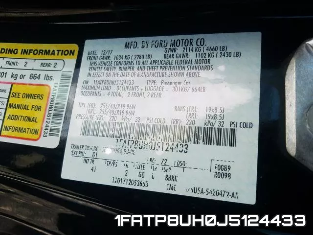 1FATP8UH0J5124433 фото 2