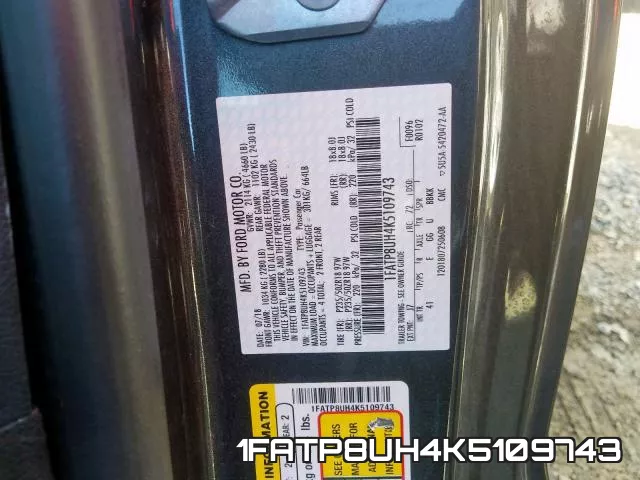1FATP8UH4K5109743 фото 2