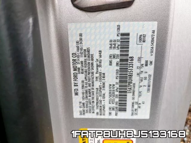 1FATP8UH8J5133168 фото 2