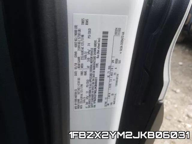 1FBZX2YM2JKB06031 фото 2