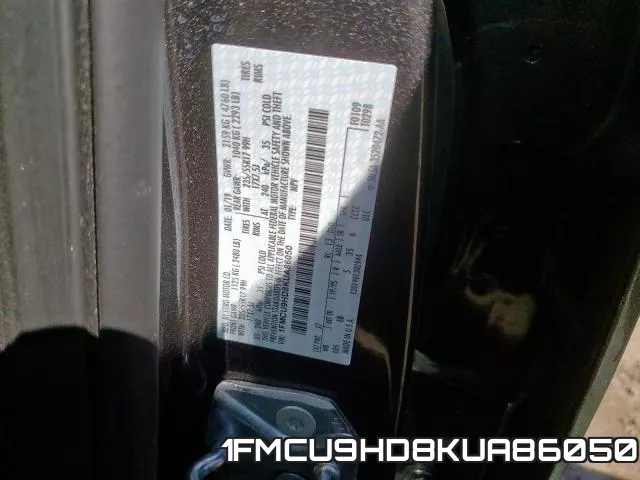 1FMCU9HD8KUA86050 фото 2