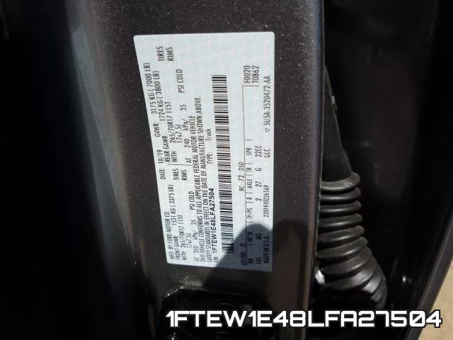 1FTEW1E48LFA27504 фото 2