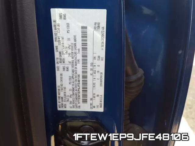 1FTEW1EP9JFE48106 фото 2