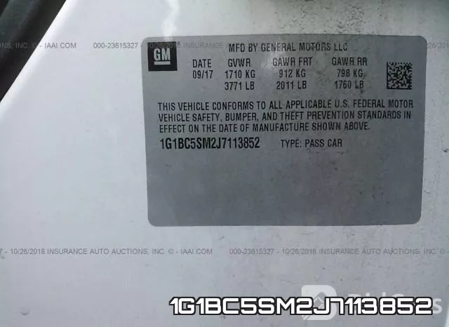 1G1BC5SM2J7113852 фото 10
