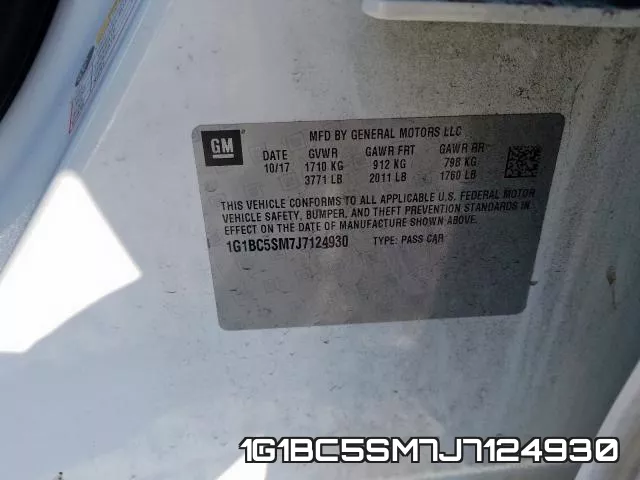 1G1BC5SM7J7124930 фото 2