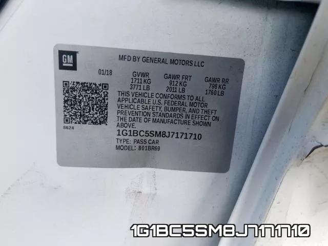 1G1BC5SM8J7171710 фото 2