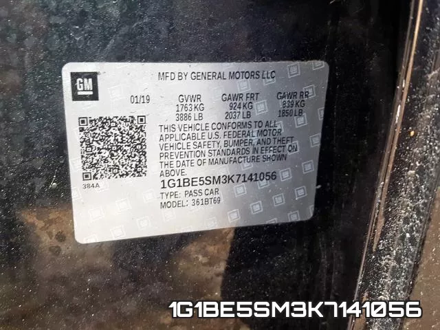 1G1BE5SM3K7141056 фото 2