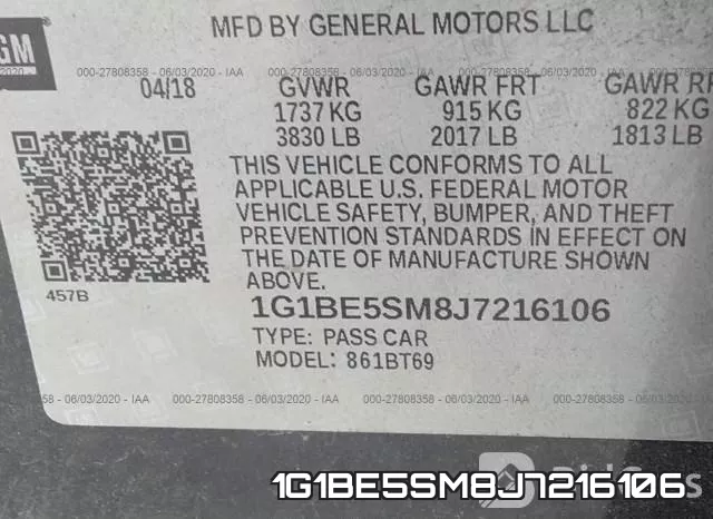 1G1BE5SM8J7216106 фото 10