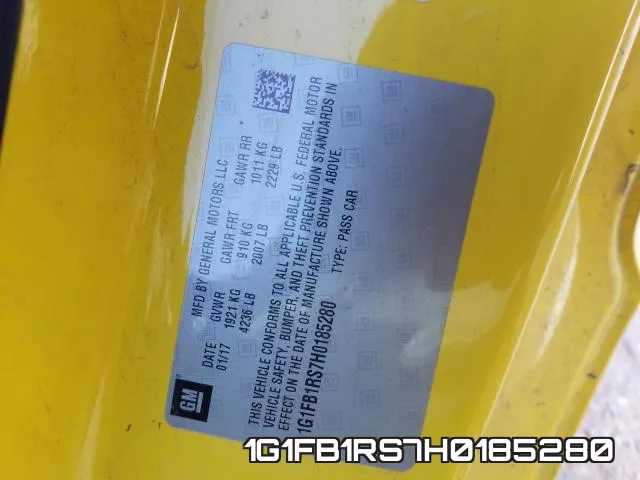1G1FB1RS7H0185280 фото 2