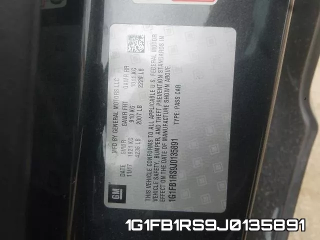 1G1FB1RS9J0135891 фото 2