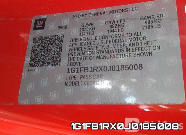 1G1FB1RX0J0185008 фото 10