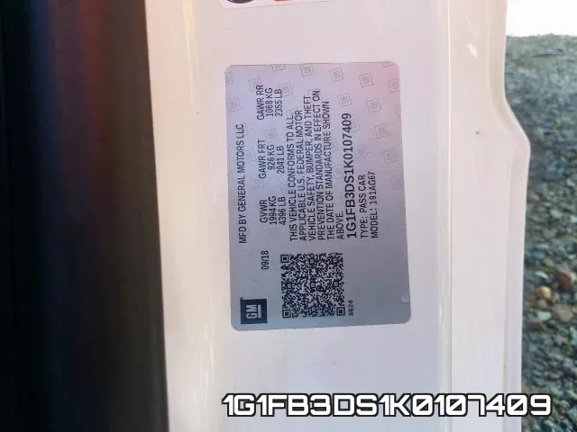 1G1FB3DS1K0107409 фото 2