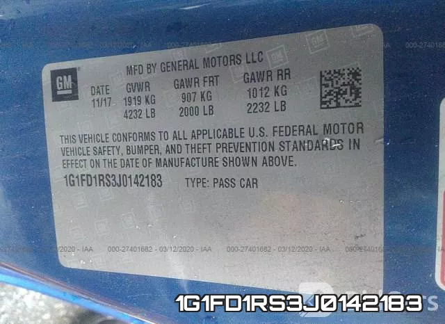 1G1FD1RS3J0142183 фото 10