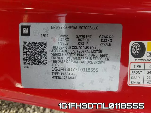 1G1FH3D77L0118555 фото 2