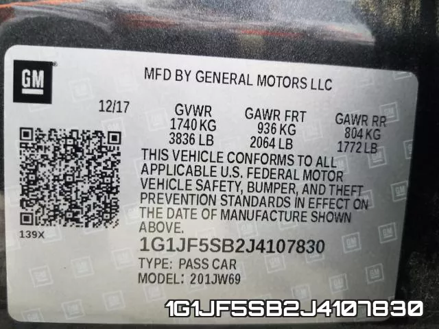 1G1JF5SB2J4107830 фото 2