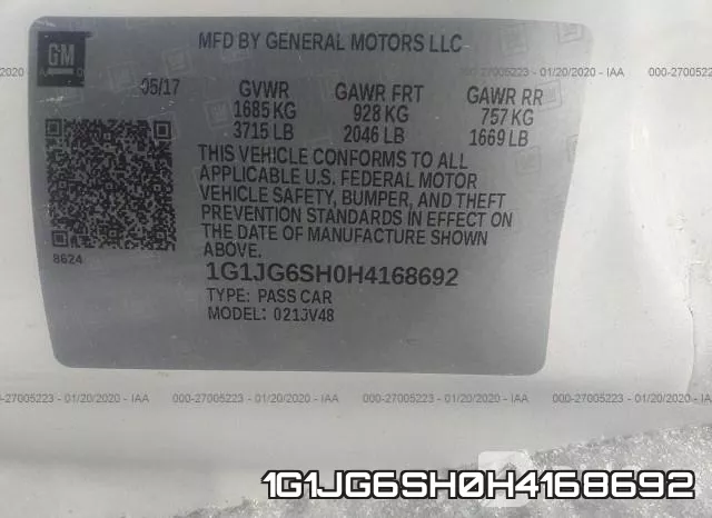 1G1JG6SH0H4168692 фото 10