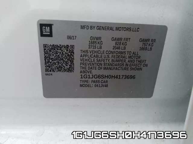 1G1JG6SH0H4173696 фото 2