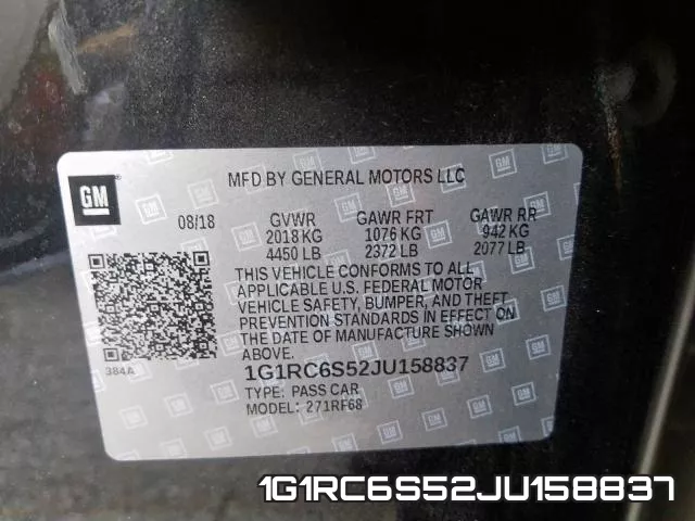1G1RC6S52JU158837 фото 2