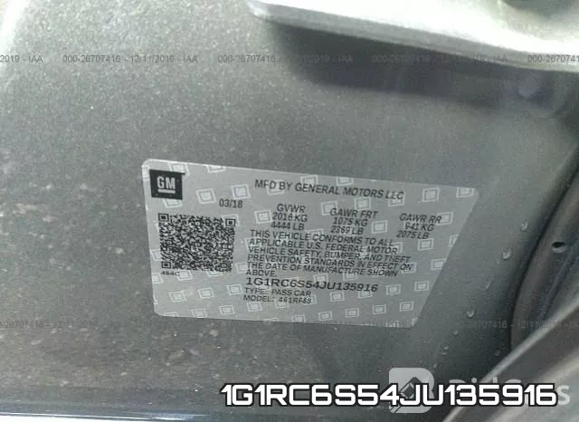 1G1RC6S54JU135916 фото 10