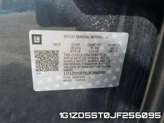 1G1ZD5ST0JF256095 фото 2