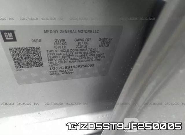 1G1ZD5ST9JF250005 фото 10