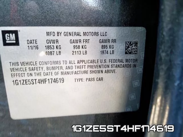 1G1ZE5ST4HF174619 фото 2