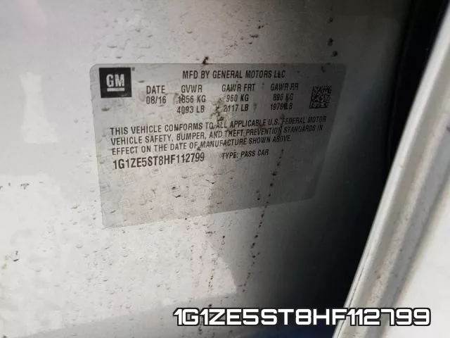 1G1ZE5ST8HF112799 фото 2