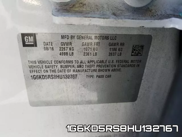 1G6KD5RS8HU132767 фото 2