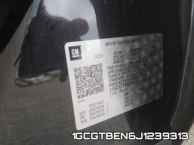 1GCGTBEN6J1239313 фото 2