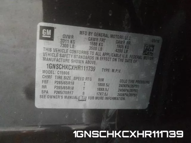 1GNSCHKCXHR111739 фото 2
