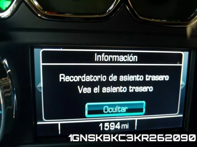 1GNSKBKC3KR262090 фото 9