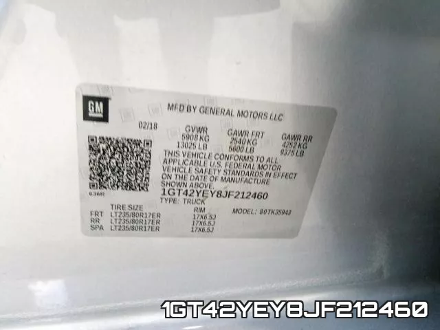 1GT42YEY8JF212460 фото 2