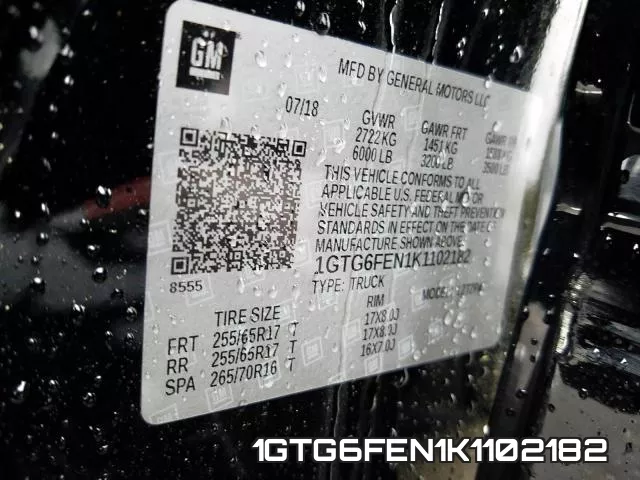 1GTG6FEN1K1102182 фото 2