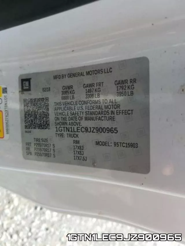 1GTN1LEC9JZ900965 фото 2