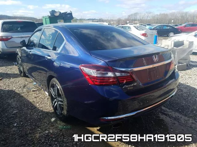 1HGCR2F58HA191305 фото 4