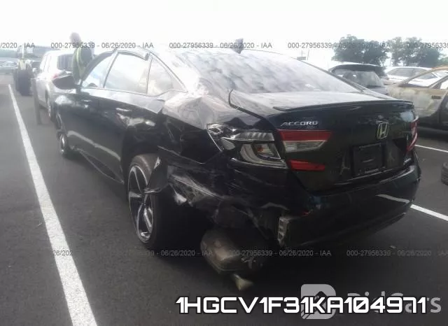 1HGCV1F31KA104971 фото 4