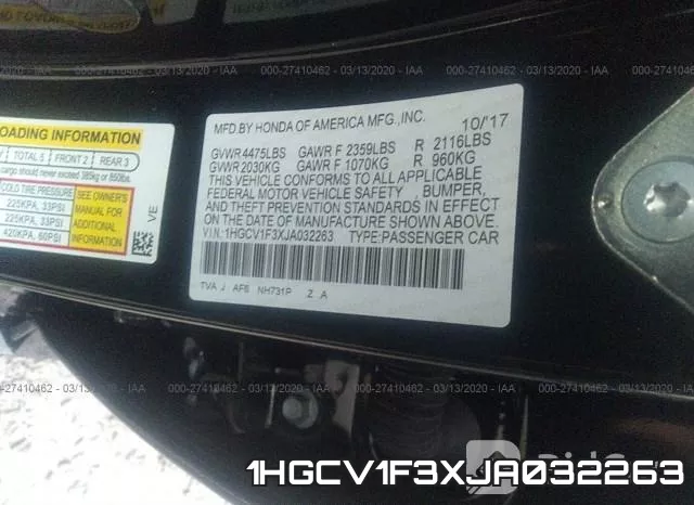 1HGCV1F3XJA032263 фото 10