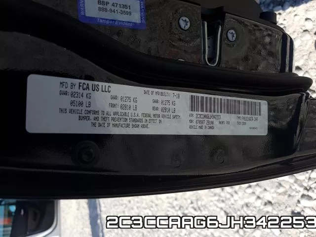 2C3CCAAG6JH342253 фото 2