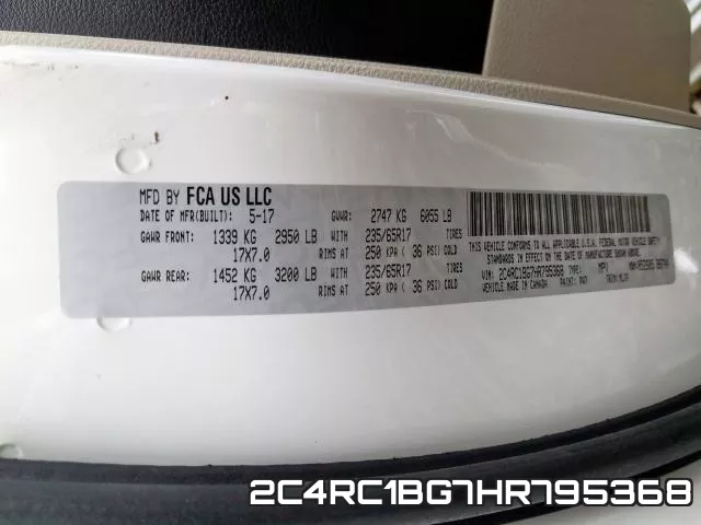 2C4RC1BG7HR795368 фото 2