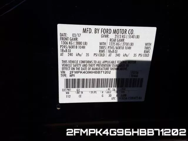 2FMPK4G96HBB71202 фото 2