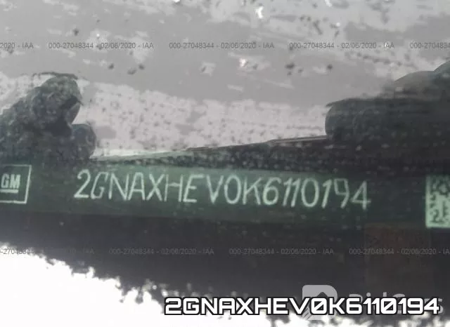 2GNAXHEV0K6110194 фото 10