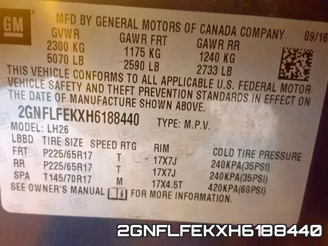 2GNFLFEKXH6188440 фото 2