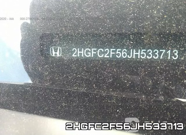 2HGFC2F56JH533713 фото 10
